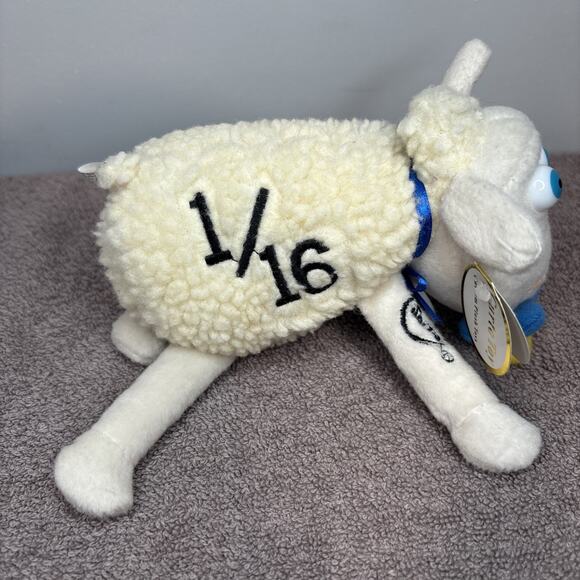 Serta Curto Toy Plush Counting Sheep 1/16 Lamb 5.25" Baby Binky Advertising - Picture 2 of 9